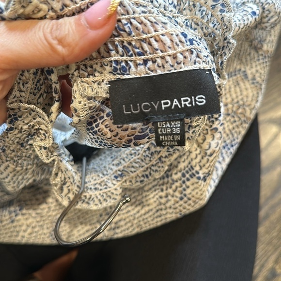 Lucy Paris Blue SnakePrint Size XS - Picture 3 of 3